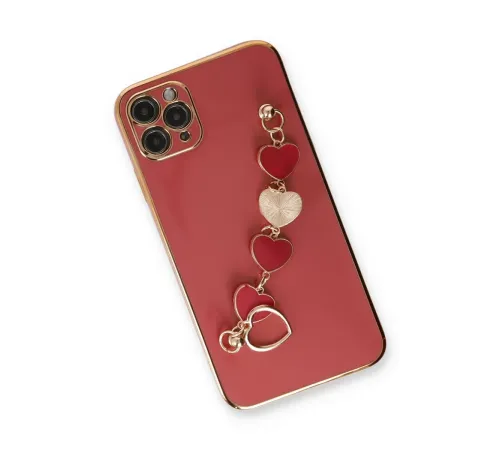 Apple iPhone 11 Pro Max Kılıf Esila Silikon - Kırmızı