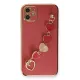Apple iPhone 12 Kılıf Esila Silikon - Kırmızı