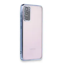 Samsung Galaxy S20 FE Kılıf Lensli Silikon - Açık Mavi