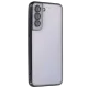 Samsung Galaxy S21 FE Kılıf Lensli Silikon - Siyah