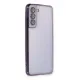 Samsung Galaxy S21 FE Kılıf Lensli Silikon - Mor