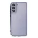 Samsung Galaxy S21 FE Kılıf Lensli Silikon - Açık Mavi