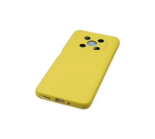 Huawei Nova Y90 Kılıf Nano içi Kadife Silikon - Sarı