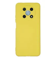 Huawei Nova Y90 Kılıf Nano içi Kadife Silikon - Sarı