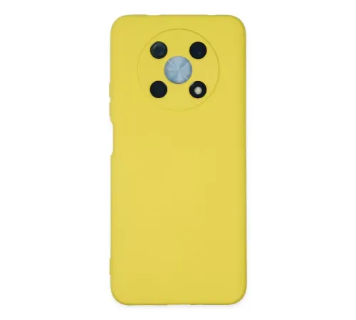 Huawei Nova Y90 Kılıf Nano içi Kadife Silikon - Sarı