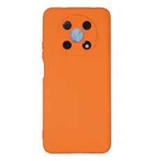 Huawei Nova Y90 Kılıf Nano içi Kadife Silikon - Turuncu