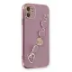 Apple iPhone 12 Kılıf Esila Silikon - Mor