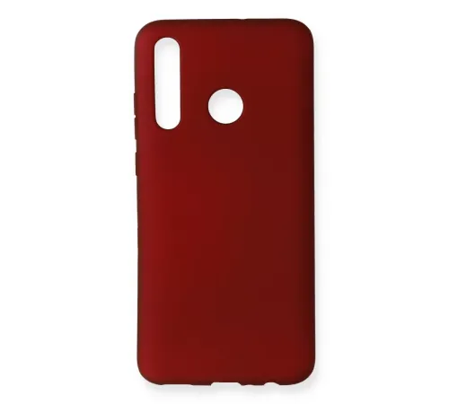 Huawei Honor 20 Lite Kılıf First Silikon - Bordo