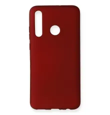 Huawei Honor 20 Lite Kılıf First Silikon - Bordo