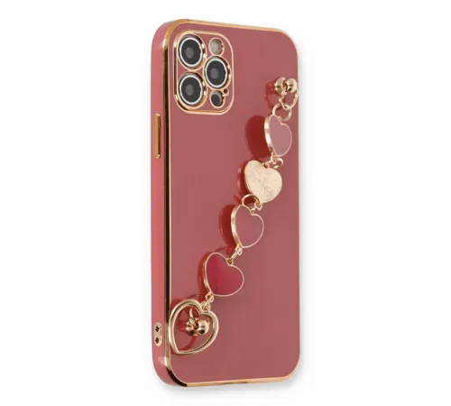 Apple iPhone 12 Pro Kılıf Esila Silikon - Kırmızı