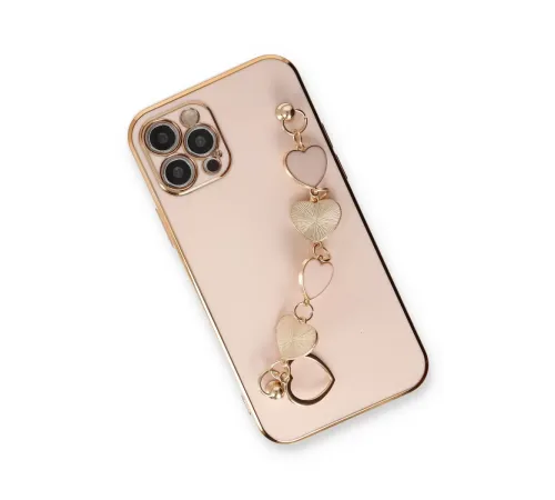 Apple iPhone 12 Pro Kılıf Esila Silikon - Pudra