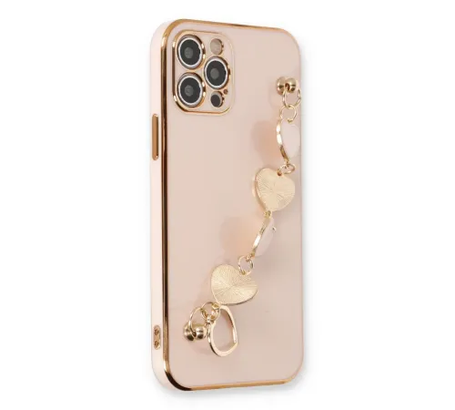 Apple iPhone 12 Pro Kılıf Esila Silikon - Pudra