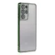 Samsung Galaxy S21 Ultra Kılıf Lensli Silikon - Yeşil