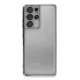 Samsung Galaxy S21 Ultra Kılıf Lensli Silikon - Gümüş