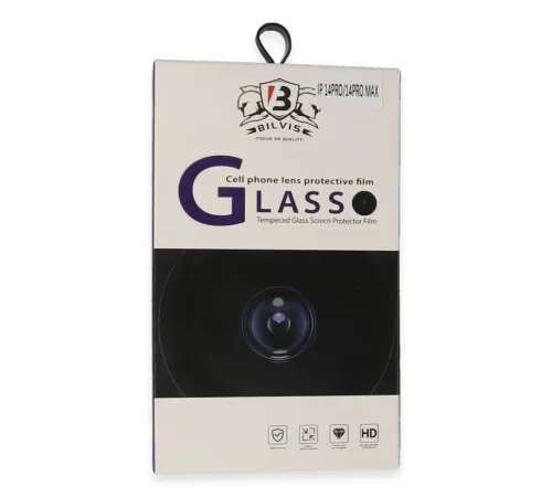 Apple iPhone 14 Pro Max Bilvis Titan Kamera Lens - Siyah