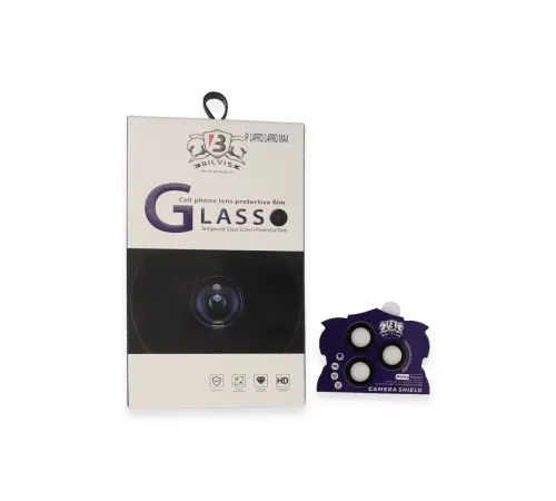 Apple iPhone 14 Pro Max Bilvis Titan Kamera Lens - Siyah