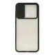Samsung Galaxy A11 Kılıf Palm Buzlu Kamera Sürgülü Silikon - Siyah