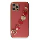 Apple iPhone 12 Pro Max Kılıf Esila Silikon - Kırmızı