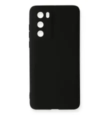 Huawei P40 Kılıf First Silikon - Siyah