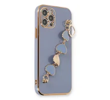 Apple iPhone 12 Pro Max Kılıf Esila Silikon - Gri