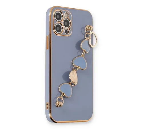 Apple iPhone 12 Pro Max Kılıf Esila Silikon - Gri