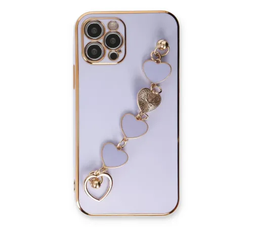 Apple iPhone 12 Pro Max Kılıf Esila Silikon - Lila