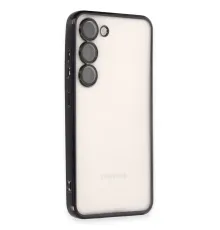 Samsung Galaxy S23 Plus Kılıf Lensli Silikon - Siyah