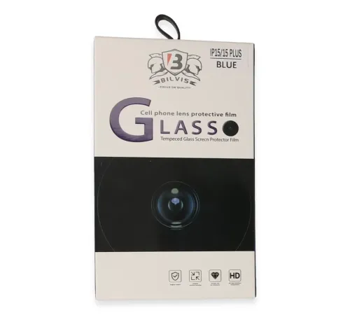 Apple iPhone 15 Bilvis Titan Kamera Lens - Sierra Blue