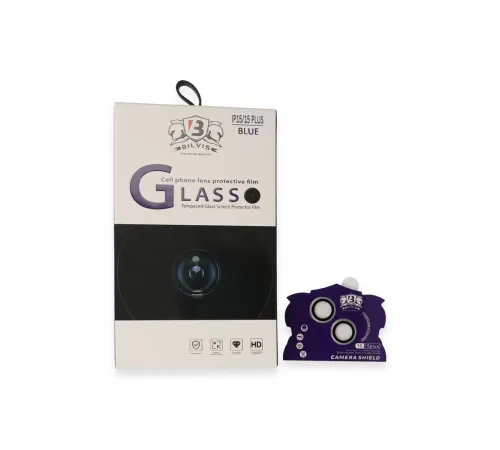 Apple iPhone 15 Bilvis Titan Kamera Lens - Sierra Blue