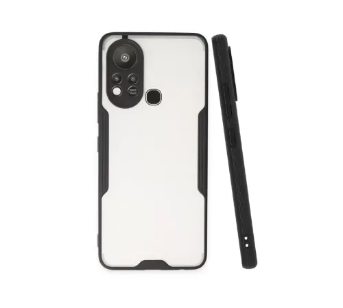 İnfinix Hot 11s Kılıf Platin Silikon - Siyah