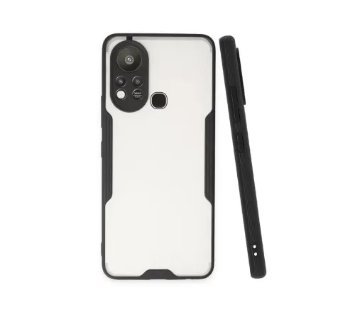 İnfinix Hot 11s Kılıf Platin Silikon - Siyah