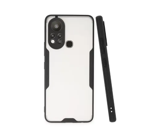 İnfinix Hot 11s Kılıf Platin Silikon - Siyah