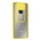 Xiaomi Redmi Note 9 Kılıf Palm Buzlu Kamera Sürgülü Silikon - Sarı