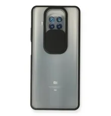 Xiaomi Mi 10T Lite Kılıf Palm Buzlu Kamera Sürgülü Silikon - Siyah