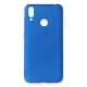 Huawei Honor 8C Kılıf First Silikon - Mavi