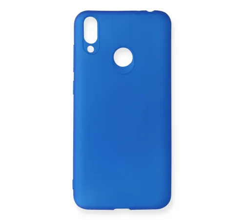 Huawei Honor 8C Kılıf First Silikon - Mavi
