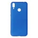 Huawei Honor 8C Kılıf First Silikon - Mavi