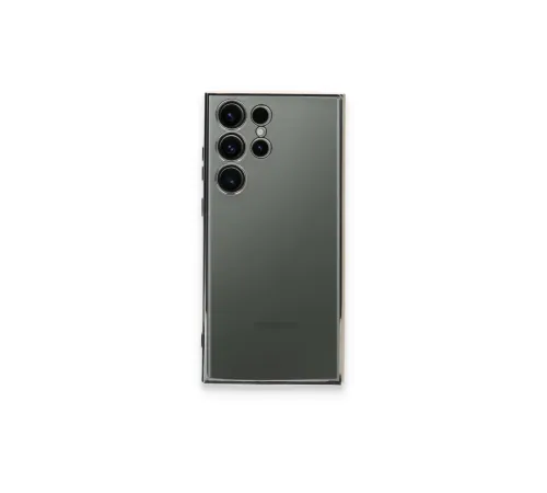 Samsung Galaxy S23 Ultra Kılıf Lensli Silikon - Gold