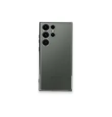 Samsung Galaxy S23 Ultra Kılıf Lensli Silikon - Gümüş