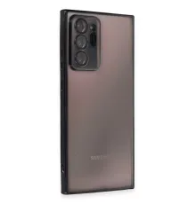 Samsung Galaxy Note 20 Ultra Kılıf Lensli Silikon - Siyah