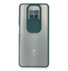 Xiaomi Mi 10T Lite Kılıf Palm Buzlu Kamera Sürgülü Silikon - Yeşil