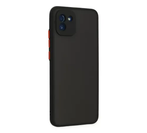 Samsung Galaxy A03 Kılıf Montreal Silikon Kapak - Siyah
