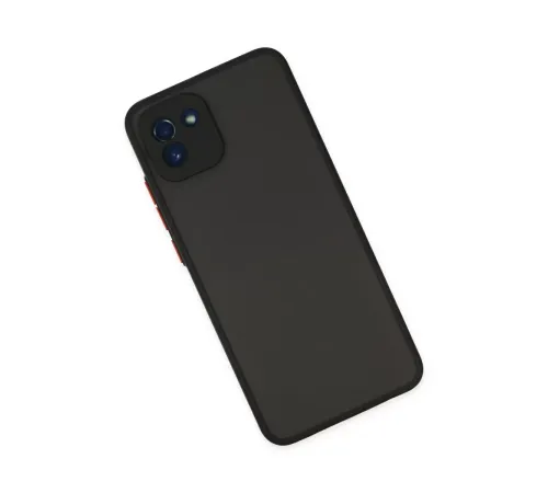 Samsung Galaxy A03 Kılıf Montreal Silikon Kapak - Siyah