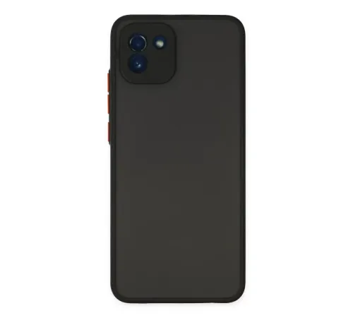 Samsung Galaxy A03 Kılıf Montreal Silikon Kapak - Siyah