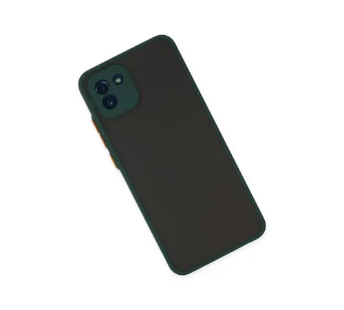 Samsung Galaxy A03 Kılıf Montreal Silikon Kapak - Yeşil