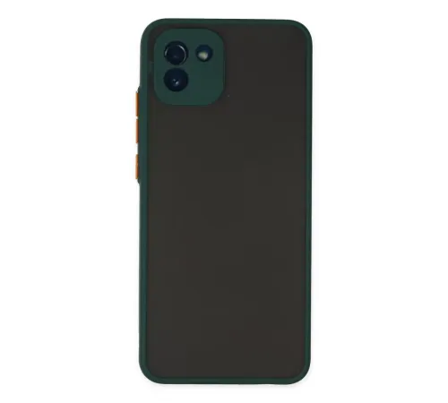 Samsung Galaxy A03 Kılıf Montreal Silikon Kapak - Yeşil