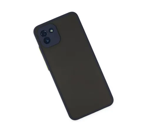 Samsung Galaxy A03 Kılıf Montreal Silikon Kapak - Lacivert