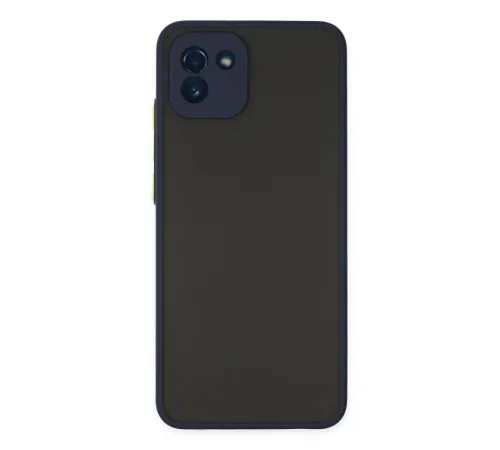 Samsung Galaxy A03 Kılıf Montreal Silikon Kapak - Lacivert