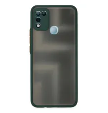İnfinix Hot 10 Play Kılıf Montreal Silikon Kapak - Yeşil