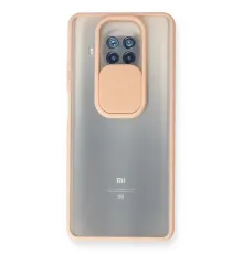 Xiaomi Mi 10T Lite Kılıf Palm Buzlu Kamera Sürgülü Silikon - Pembe